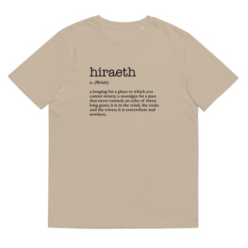 Unisex organic cotton Hiraeth t-shirt