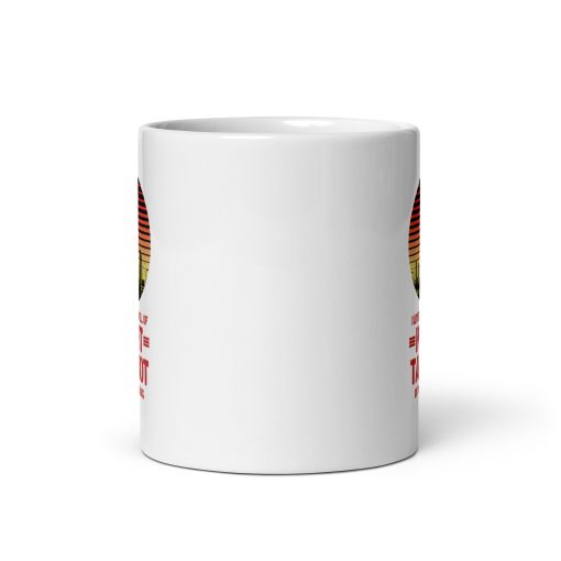 White glossy Port Talbot mug - Image 3