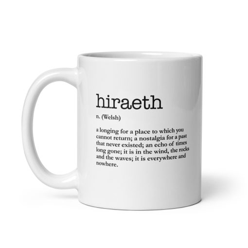 White glossy Hiraeth mug - Image 2