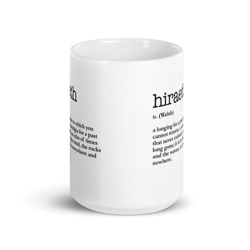 White glossy Hiraeth mug - Image 6