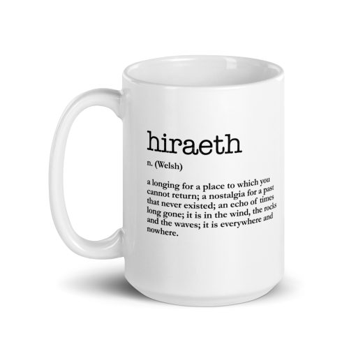White glossy Hiraeth mug - Image 5
