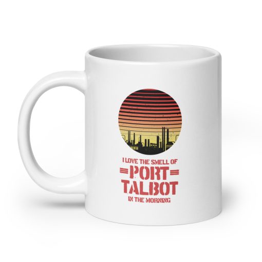 White glossy Port Talbot mug - Image 8