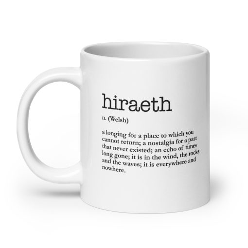 White glossy Hiraeth mug - Image 8