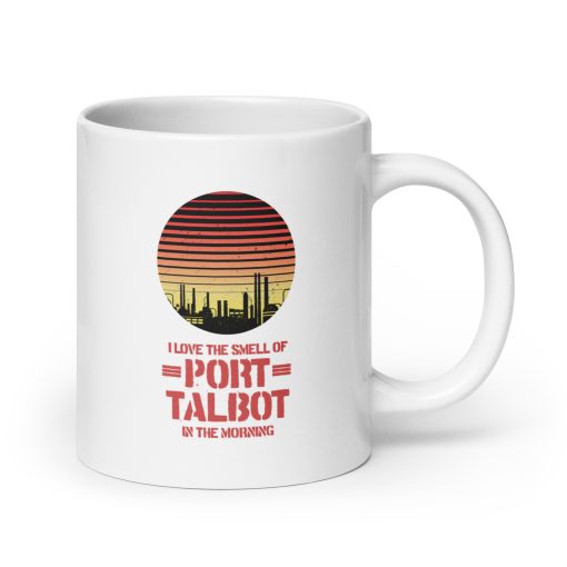 White glossy Port Talbot mug - Image 7