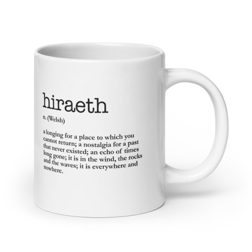 White glossy Hiraeth mug - Image 7
