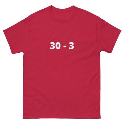 30 - 3 T-shirt